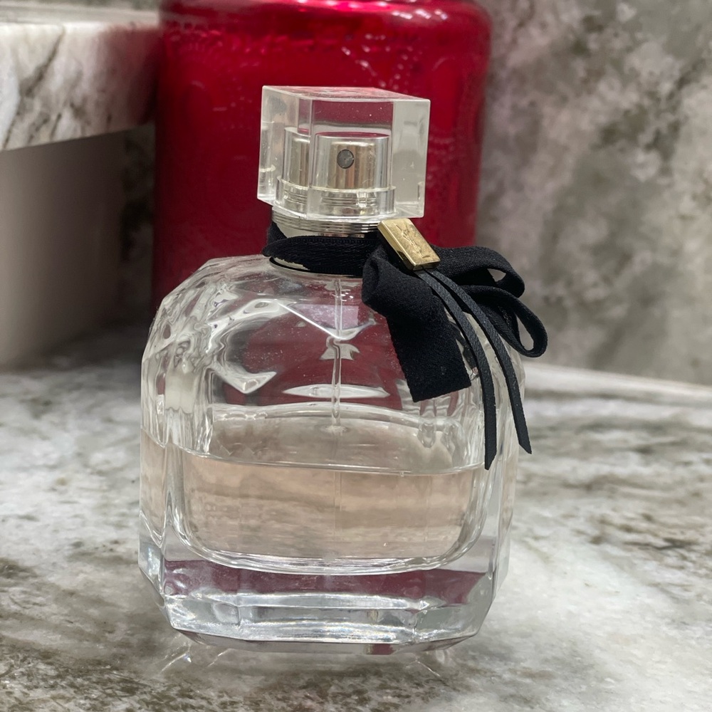 YSL perfume half full